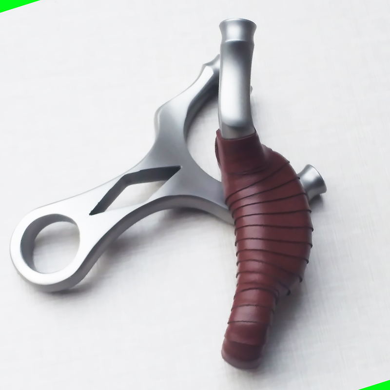 440钛钢反曲菱形吃鸡扁皮弹弓长中短拉大小弓门实战圆撑头弓 直板吃鸡