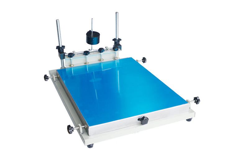 定制丝印台手动平面丝网油墨印刷机人工定位手印台大中小小号贴铝240