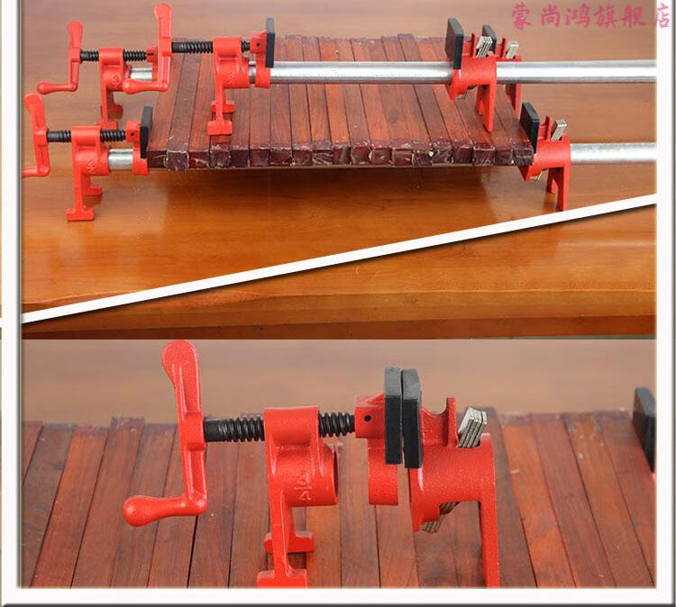 强力固定水管f型快速拼板夹木工g字压紧管夹器工具钢管夹子的夹具6