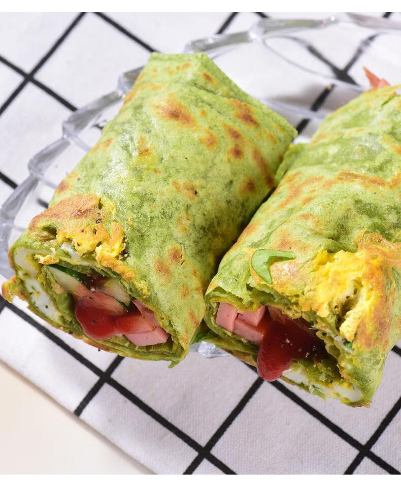 蔬菜鸡蛋灌饼皮面饼家庭装鸡蛋饼皮半成品早餐手抓饼商用摆摊批发原味