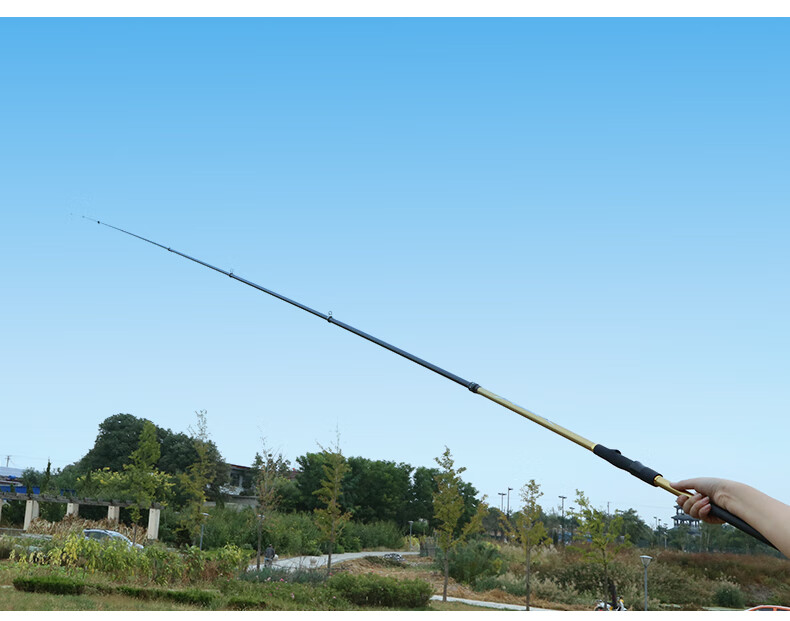 狼王乐钓矶钓竿矶竿碳素超轻超硬海竿鱼竿海杆抛竿远投套装誉友 黄色