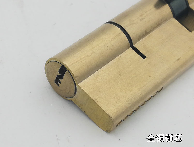 防盗门锁芯b级锁芯大门锁芯进户门防盗门锁芯abc铜钥匙双面65中325325