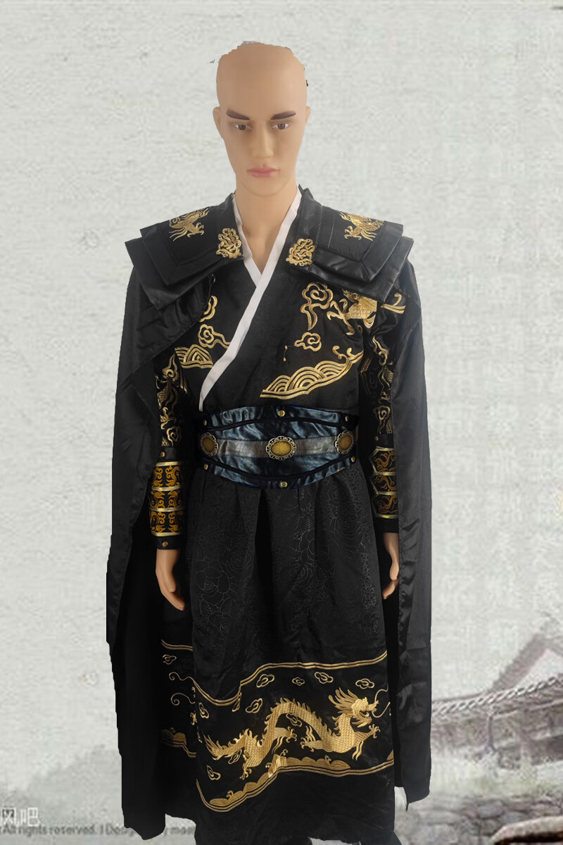 古装男明朝太监总管公公宦官西厂张公公演出服装东厂戏服 蓝衣服 披风