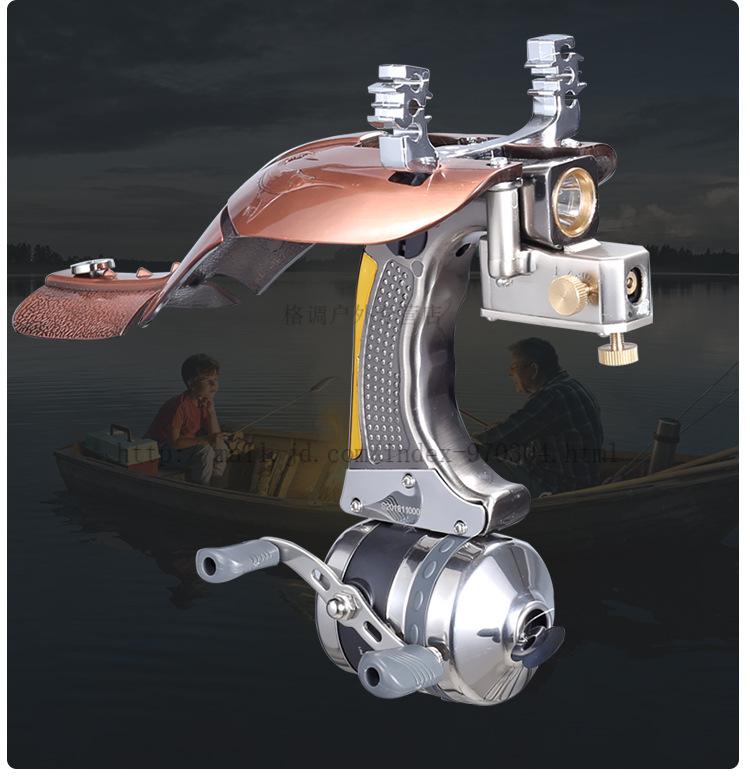 日本进口新款射鱼一体鱼枪高精度套装专用枪鱼箭激光打鱼弹弓定制绿