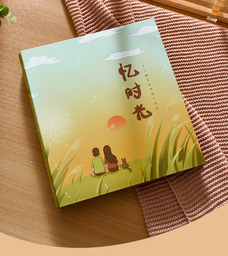 相册影集大容量插页式相册本纪念儿童家庭宝宝成长记录册5寸6寸鹿凌青