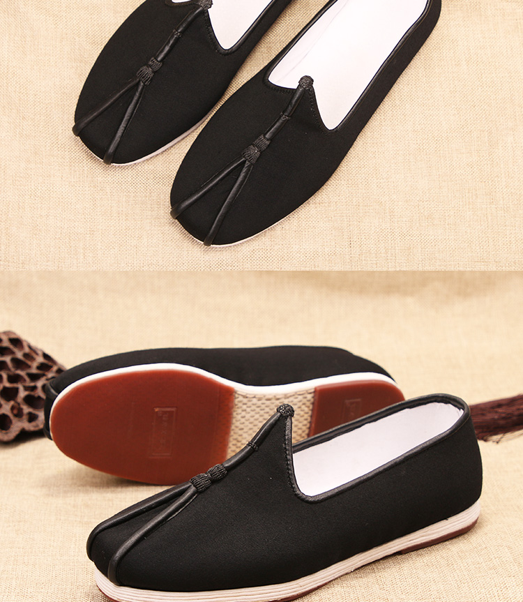 出家人布鞋男千层底鹰嘴洒鞋道士洒靸鞋鹰嘴鞋连太极功夫鞋传统布鞋