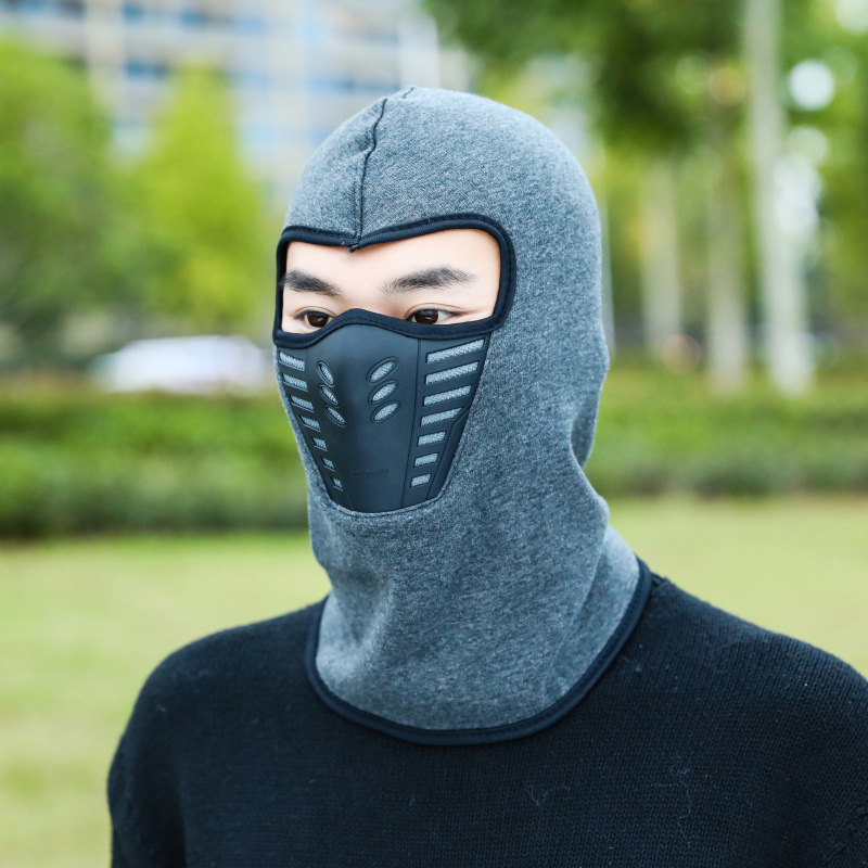 防风头套可带头盔防寒面罩保暖头套冬季男女可戴头盔内胆加绒薄带安