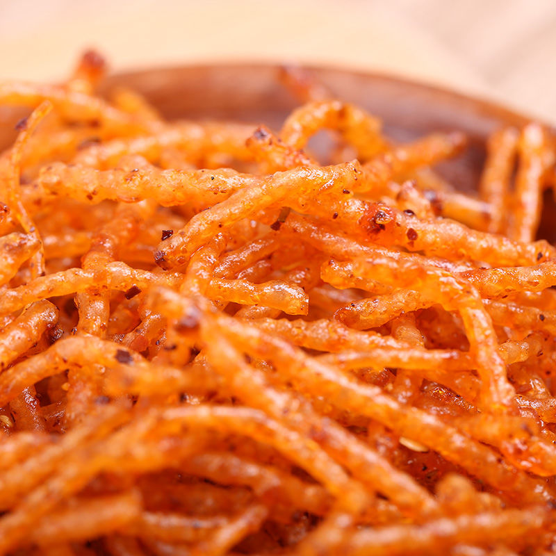 湘灿鸡汁炒粉零食怀旧麻辣丝丝辣条包装校园休闲食品鸡汁炒粉5包