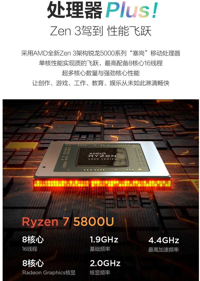 联想lenovo小新air14plus锐龙win11全面屏轻薄笔记本电脑定制r75800u