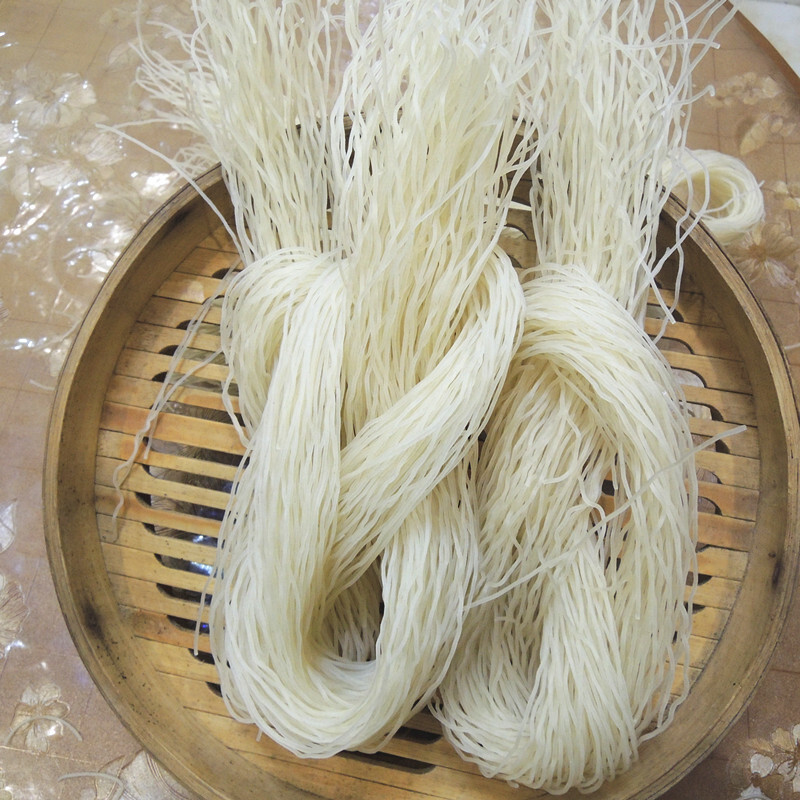 浙江温州特产永嘉粉干过桥米线粉条 农家手工 中粗粉干炒煮可一斤