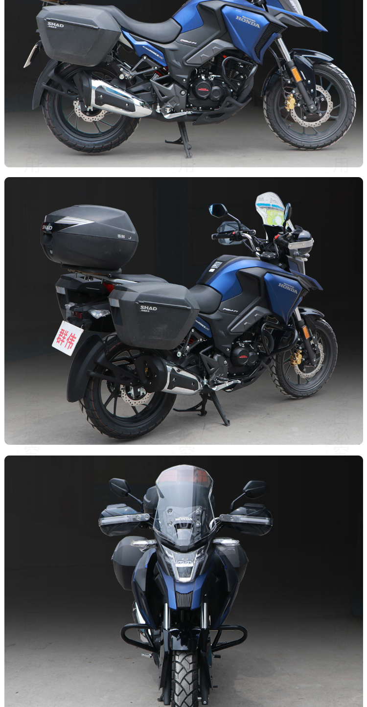 适用于本田wh175-5猛鸷国四cb190x大包围防摔保险杠前护杠改装配件