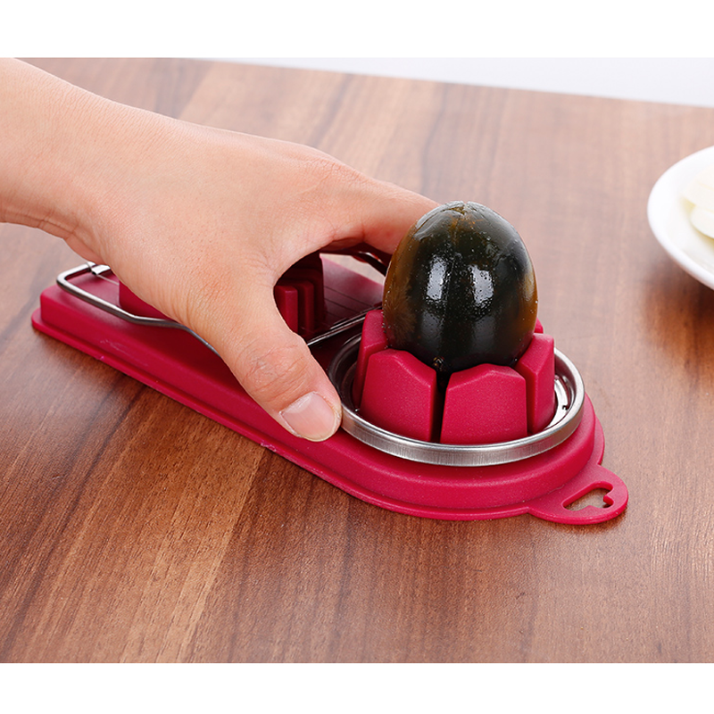 多功能切蛋器家用切鸡蛋切皮蛋神器二合割器松花蛋分割器切片两用款