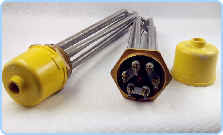 水箱大功率dn50两寸工程空气能电加热管加热棒220v380v美尔惠n6铜头