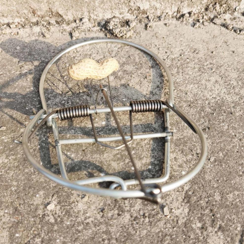 夹野兽的夹子家用加强老鼠克星家用老鼠夹捕鼠器灭鼠神器捉田鼠铁质