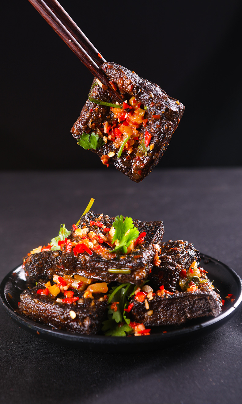 长沙正宗臭零食湖南特产臭干子油炸即食解馋休闲小吃