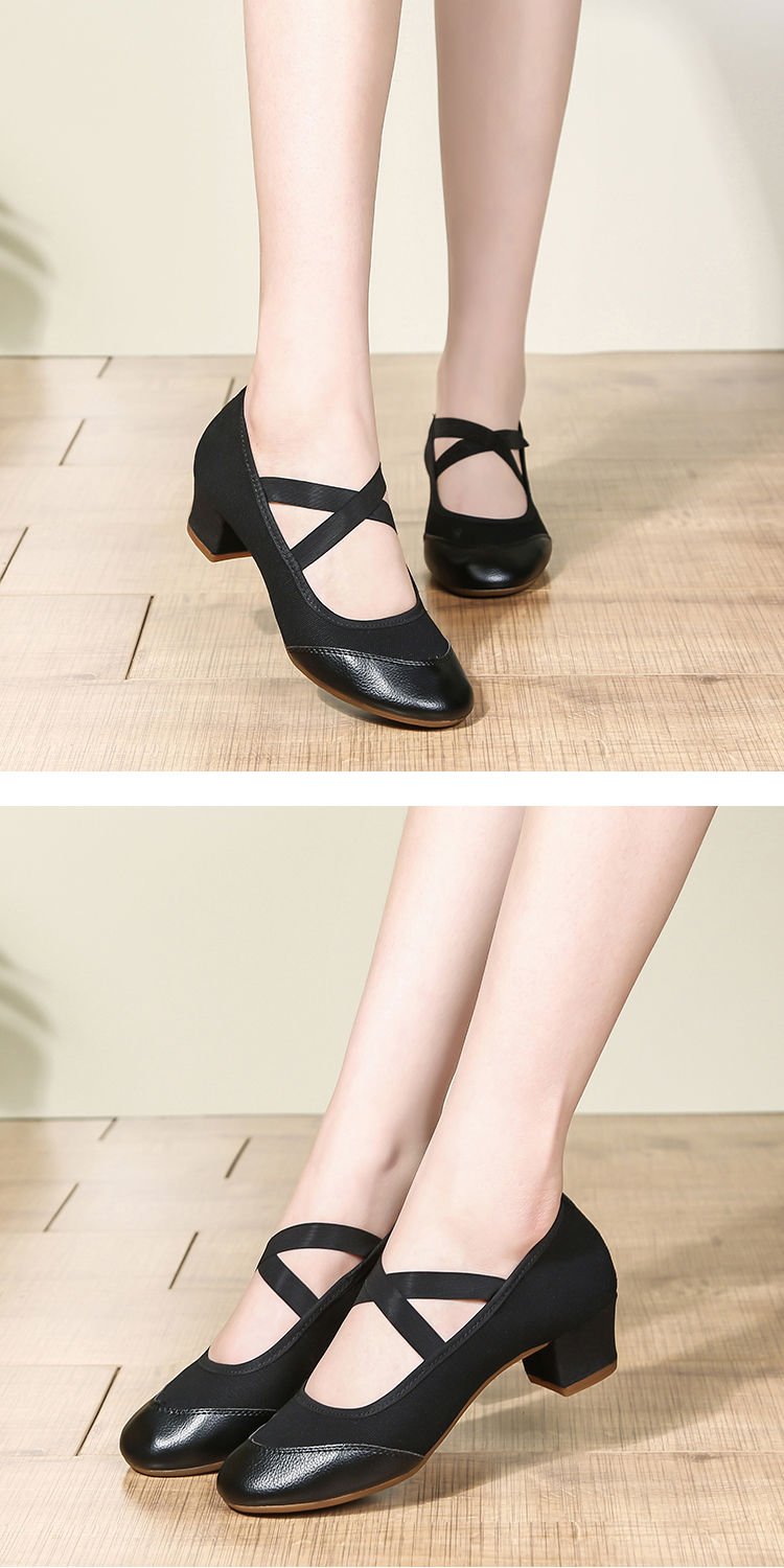 新款高品质广场舞鞋女四季舞蹈鞋广场舞鞋子女成人夏季跳舞鞋中老年软