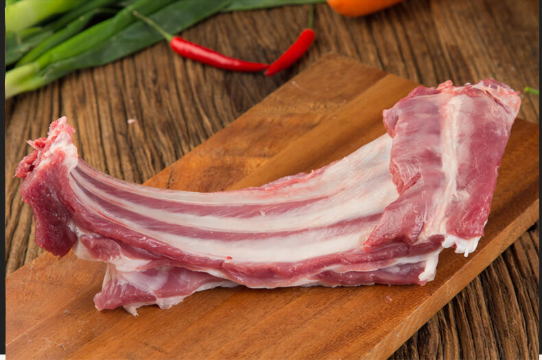 羊排新鲜白山羊羊肋排1000克羊排骨带骨羊肉生鲜羊肉