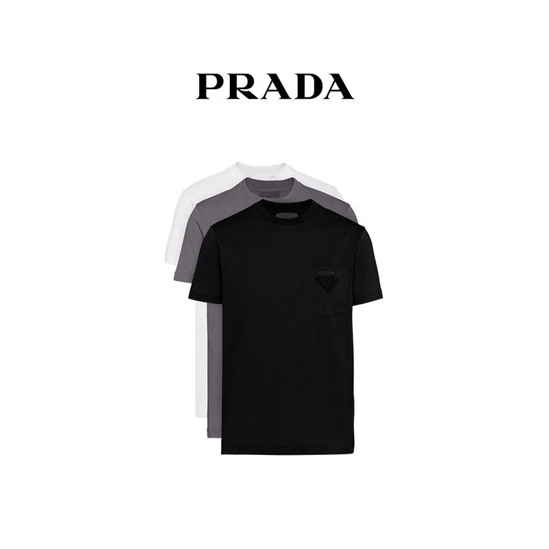 Prada PRADA 21 Autumn/Winter Men's T-Shirt UJN677-1UOB-F0SV9-S-202 