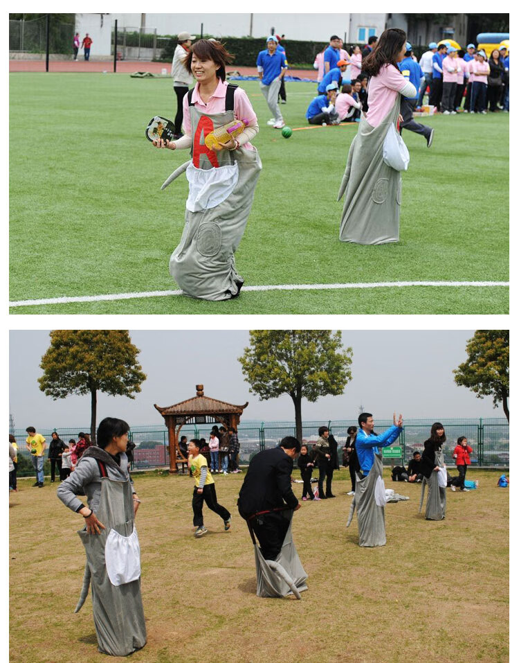 袋鼠跳跳袋成人幼儿园袋子道具儿童耐磨加厚趣味运动会道具袋鼠运瓜