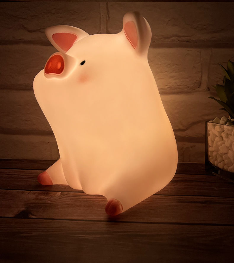 lulu猪拍拍灯ins风节日礼物小夜灯送闺蜜情侣卧室灯宝宝伴睡创意灯