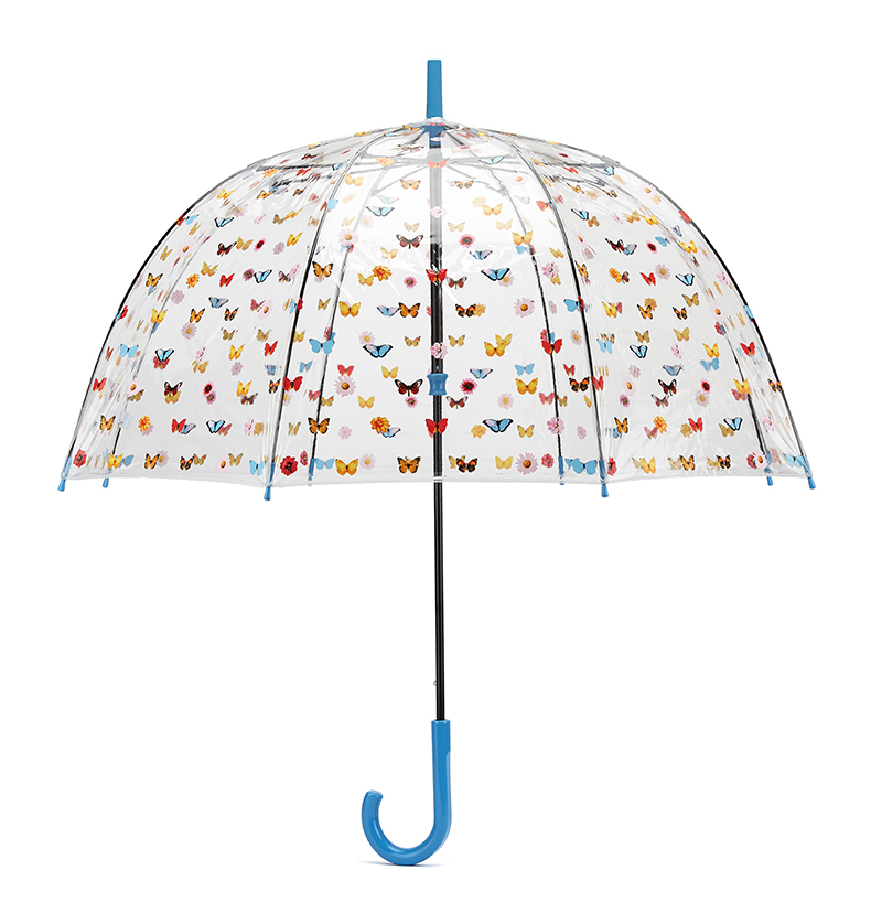雨伞鸟笼款英国fulton富尔顿女王御用款透明鸟笼伞创意长柄伞直柄雨伞