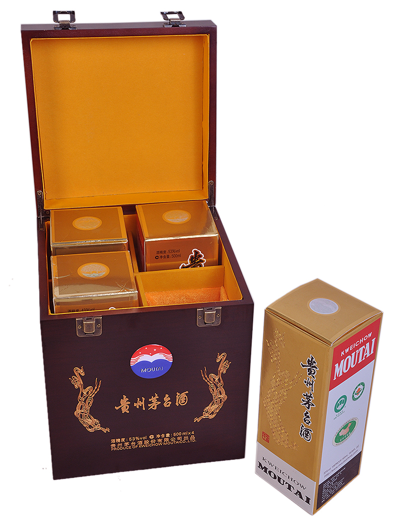 飞天茅台白酒箱子木盒子生肖茅台酒盒走进系列收藏酒盒陈年老酒包装