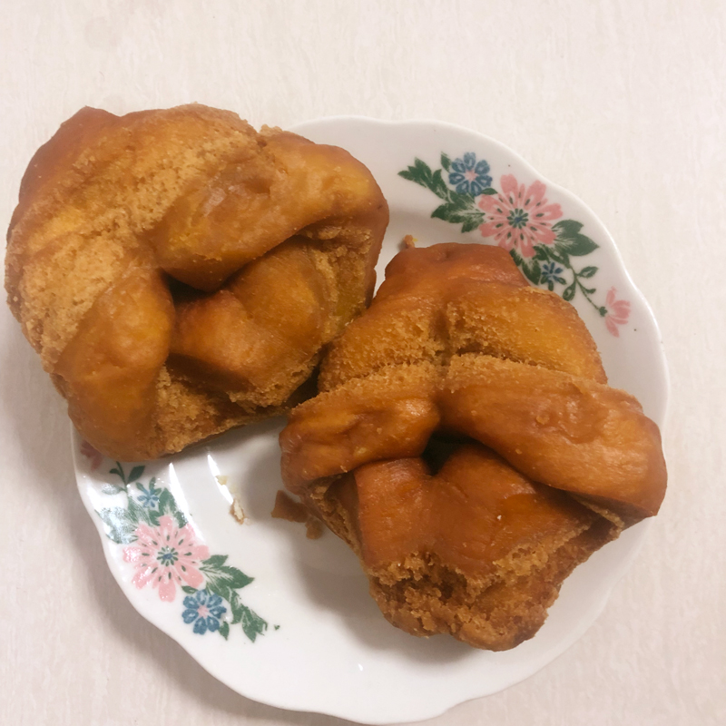 山西右玉朔州大同特产糖麻叶传统小吃零食现做现卖20个100克整箱20个