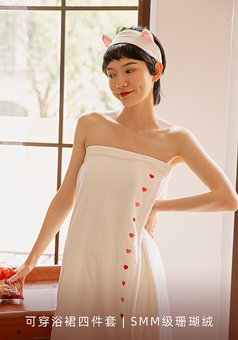 裹胸浴巾秋冬浴巾可穿裹家用女ins风纯棉夏薄款吸水速干不易掉毛抹胸