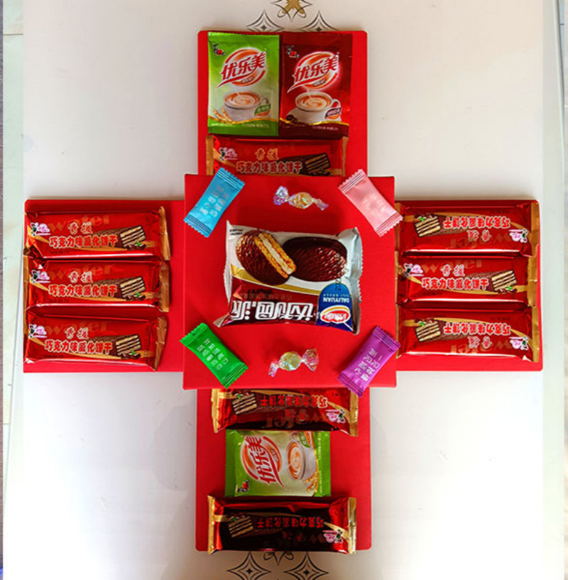 多层套娃礼盒五层套娃空礼盒装零食爆炸盒子男生女朋友闺蜜儿童新年