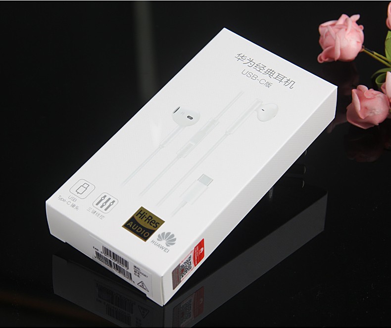 荣耀华为typec有线耳机p40p30p50mate4030nova867荣耀v40v30华为typec