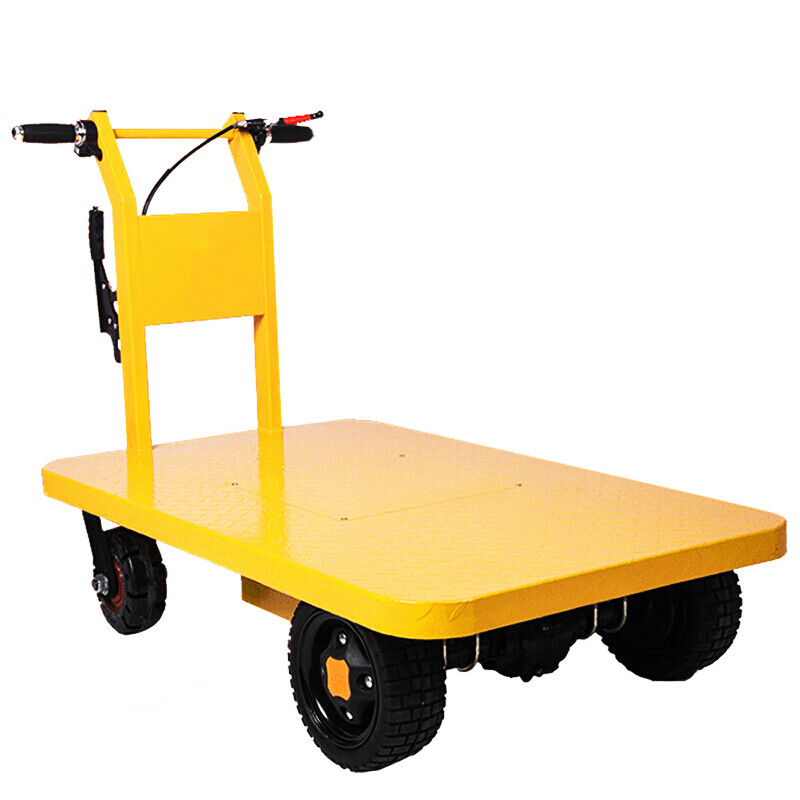 电动平板车手推车电动搬运车工地仓库拉货电瓶车厂区大棚周转车定制