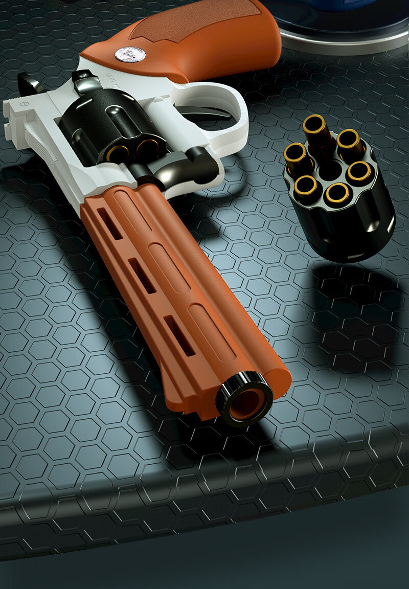 玩具手炝1比1 儿童玩具马格南zp-5左轮软弹模型可发射 男孩玩具小 马