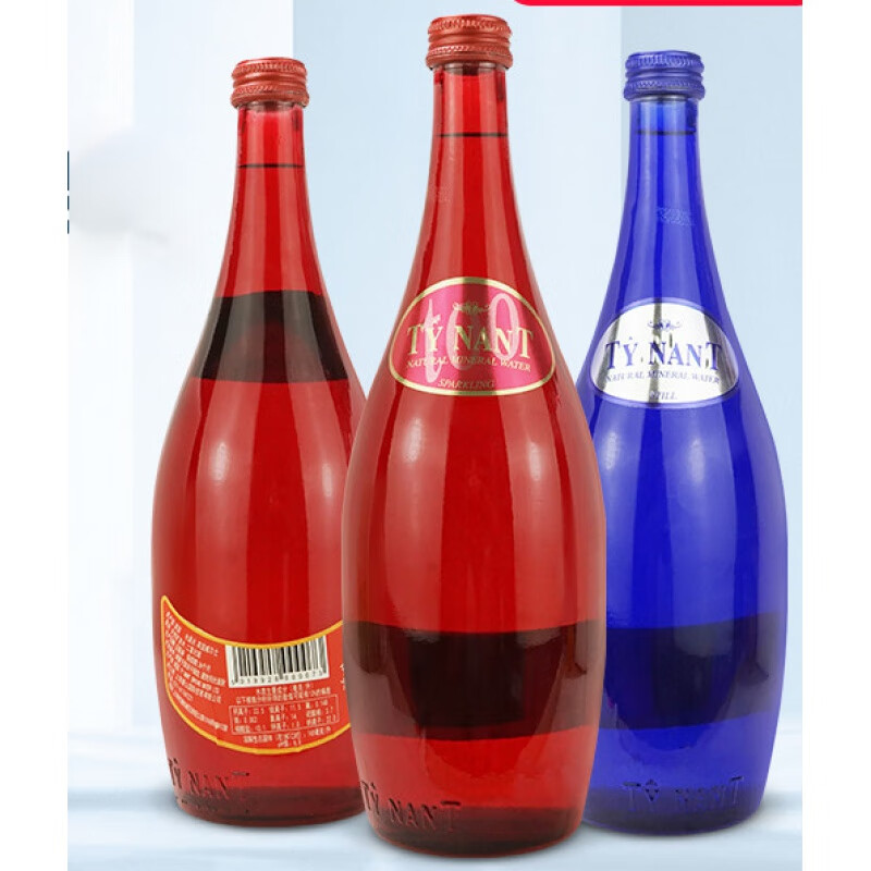英国tynant 缇南特天龙矿泉水气泡水含气饮用水大瓶玻璃瓶 新日期750