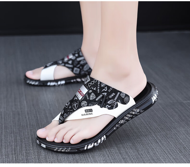 男生凉鞋初中生凉鞋男款夏季外穿初中学生大童男孩日系凉拖二用拖鞋