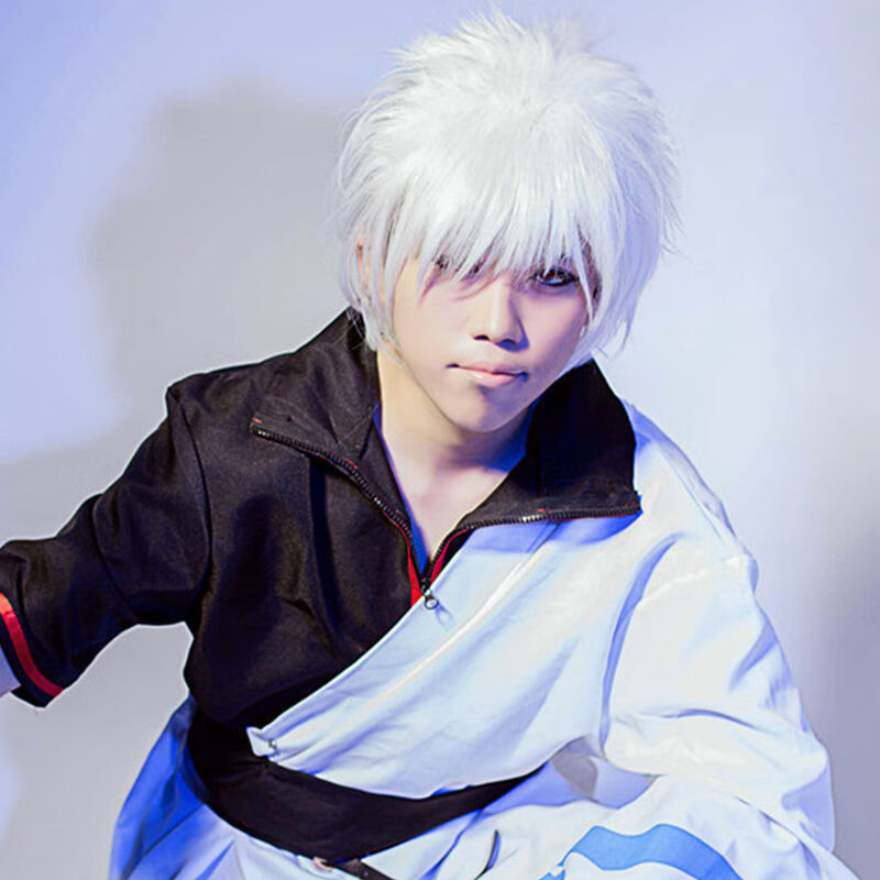 赛瑟达【】动漫银魂坂田银时cos服装阿银衣服漫展cosplay服装全套 只