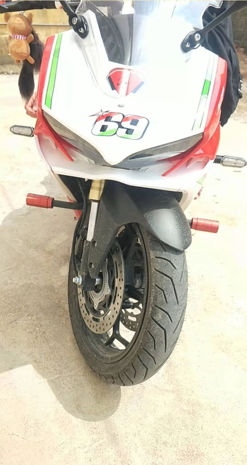 【骑行の族】 hirlee2f喜力摩托 hl200-4h保险杠蛟龙400跑车改装防摔