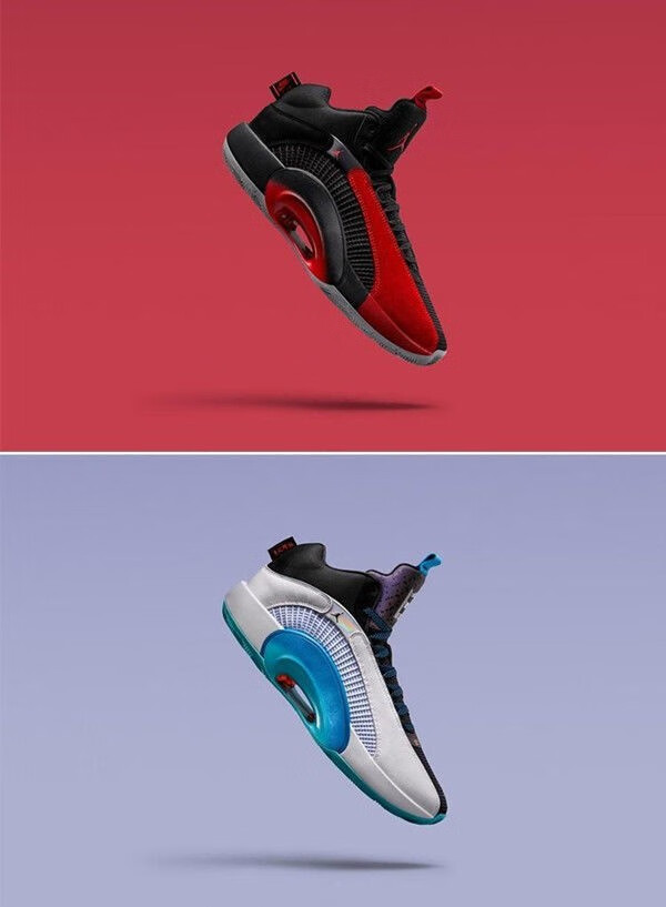 【官方旗舰店】乔35代篮球鞋aj35日落彩虹兵马俑郭艾伦男女双气垫战靴