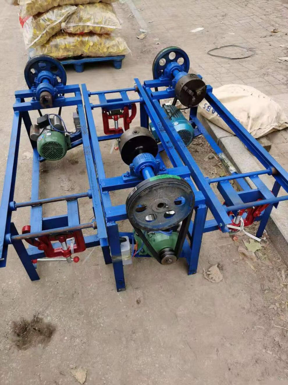 穿墙螺丝清灰机高强丝杆除水泥清理机通丝螺杆丝杠顶托除锈清洗机380v