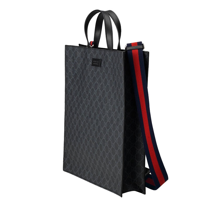 gucci古驰男包柔软双gg帆布托特包单肩手提包预售代购k5ian1095黑色