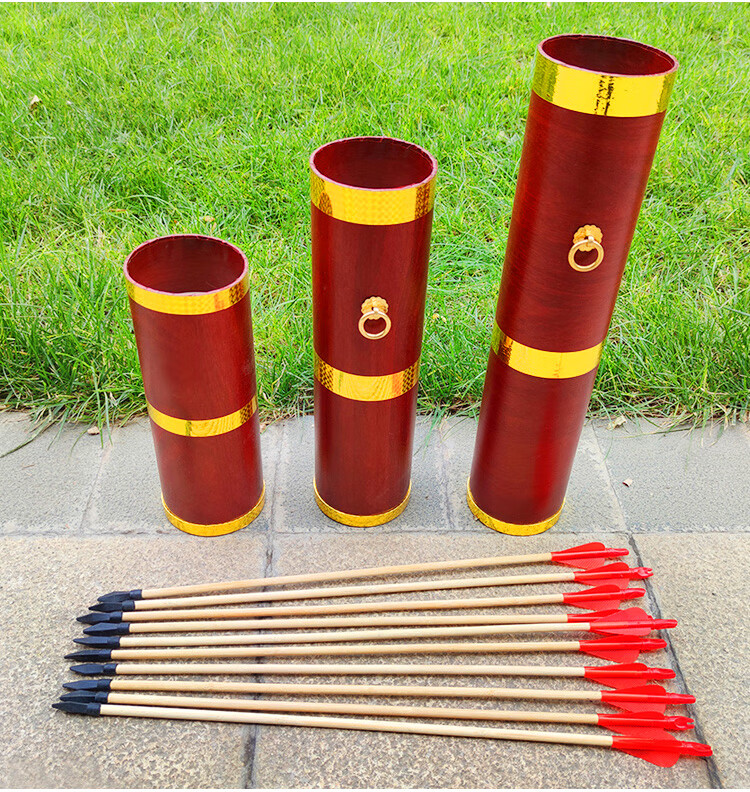 投壶投壶游戏道具仿古木质投壶投箭传统活动儿童玩具中式婚礼投壶箭壶