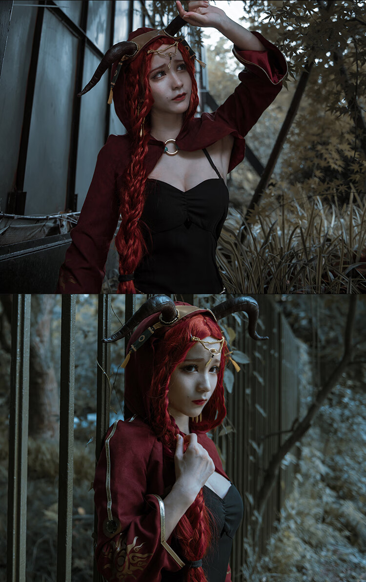 第五人格祭司cos服求生者菲欧娜·吉尔曼女巫cosplay服装女 祭司c服