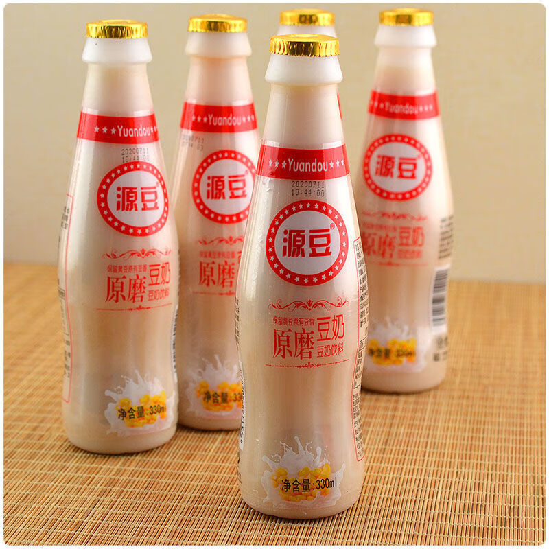 杰优原磨豆奶 330ml*12瓶整箱广东原味豆奶植物蛋白饮料营养早餐饮品