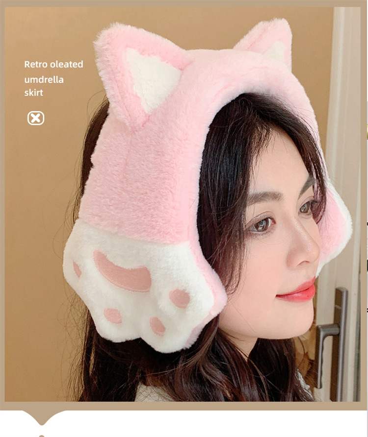 桑雀耳罩保暖女可爱加厚冬季耳套男女儿童护耳套耳帽耳暖耳捂子一片