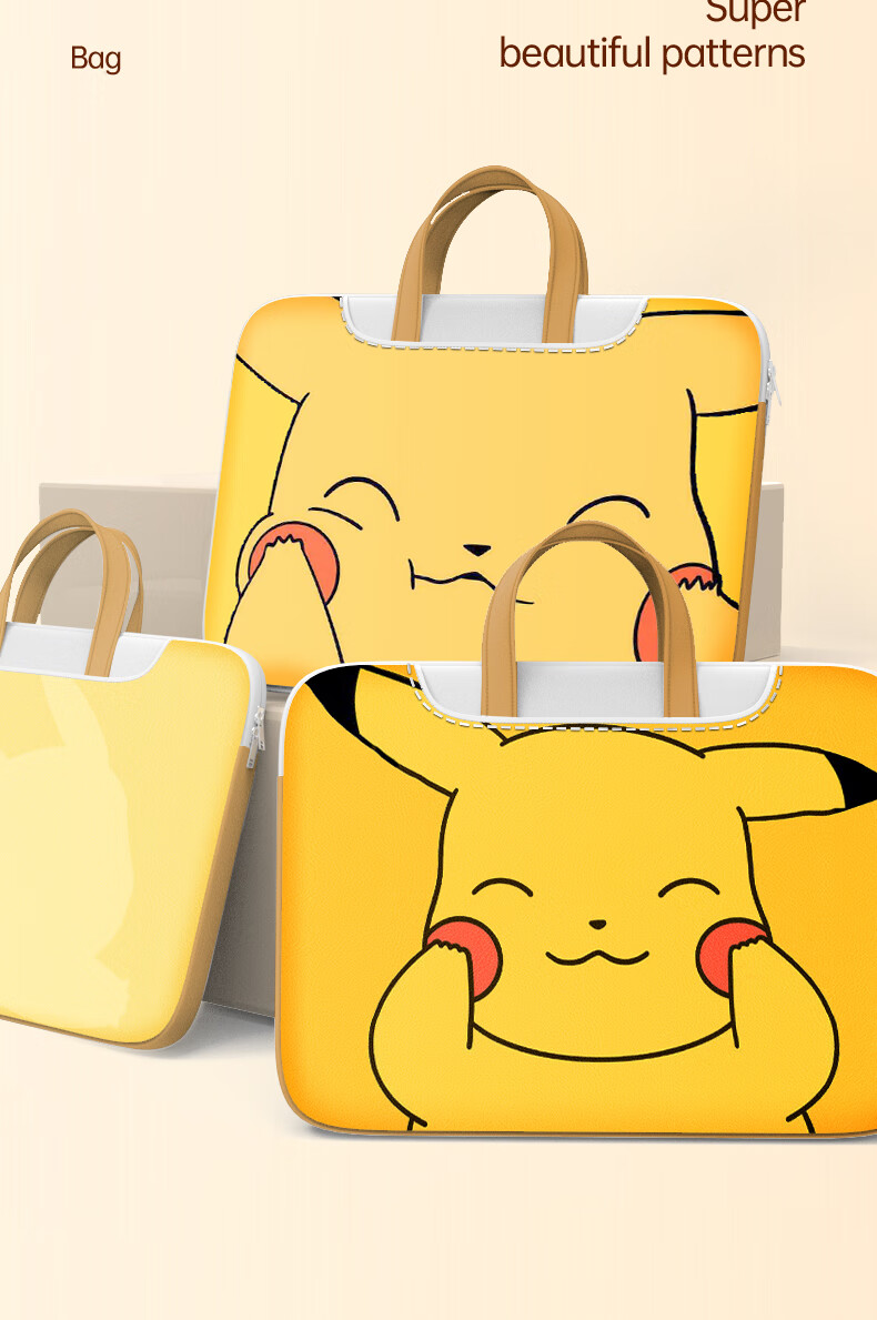 天选3电脑包皮卡丘14英寸笔记本手提包适用于联想拯救者15.