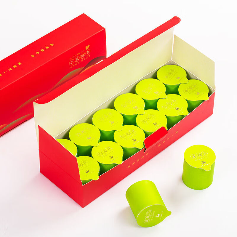 铁观音茶叶2021新茶安溪乌龙茶浓香型小纸罐茶礼盒装12罐装铁观音12罐