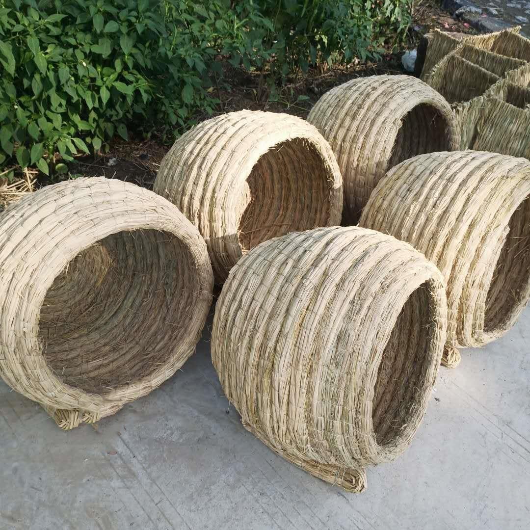 鸡窝草编鸡屋下蛋加厚稻草家用四季大号户外产蛋鸽子老式鸡舍搭建升级
