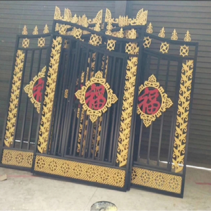 铁艺大门配件大门冲压花铁艺围栏配件铁艺花配件枪尖风火轮福字花,s1