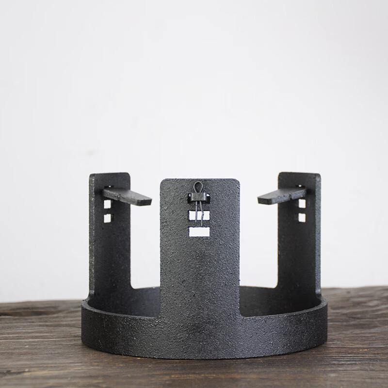 诧寂茶道伍德三脚架火钵风炉架子炭火盆支架三角架炉架酒精灯支架