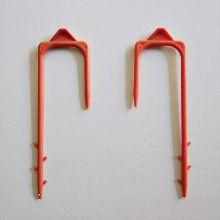 微喷带滴灌带固定器配件叉子塑料温室大棚蔬菜压水管防i游动 5斤装