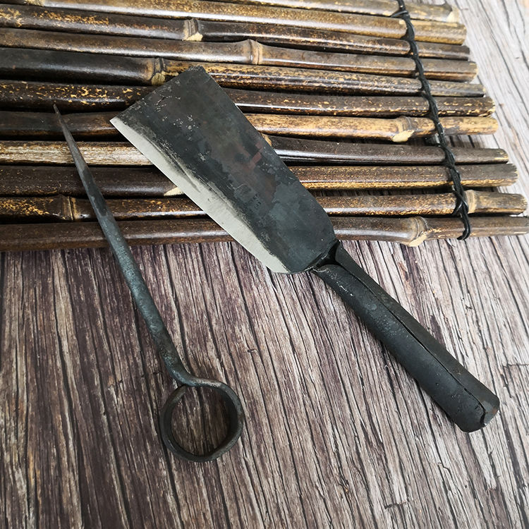 鳝鱼刀杀黄鳝刀破鳝鱼宰杀黄鳝刀破鱼刀划鳝鱼片杀泥鳅j b款弯背手工